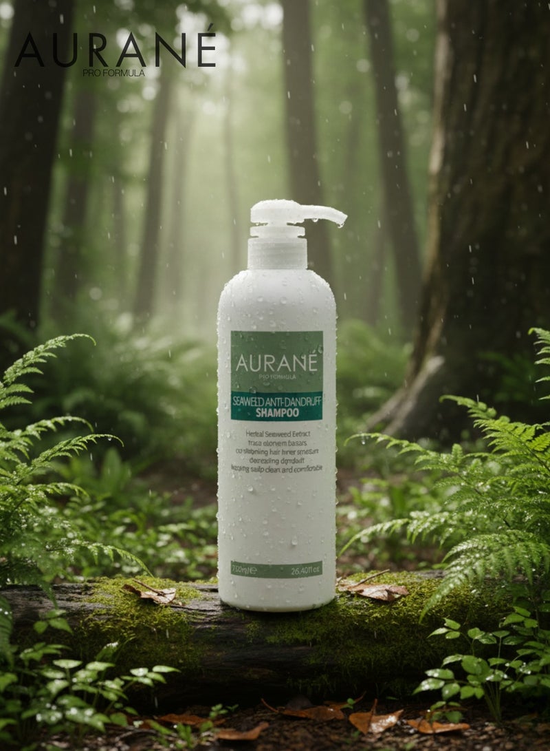 AURANE Seaweed Anti-Dandruff Shampoo 750ml - Professional Hair Care for Dandruff Control - Soothing and Refreshing Formula - Cleanses and Purifies Scalp - Helps Reduce Itching and Flaking - Image 4